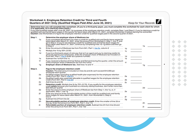 941 worksheet 4